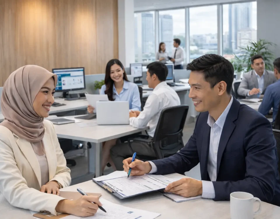 Professional recruitment consultants in Johor Bahru supporting contract staffing and hiring solutions for businesses